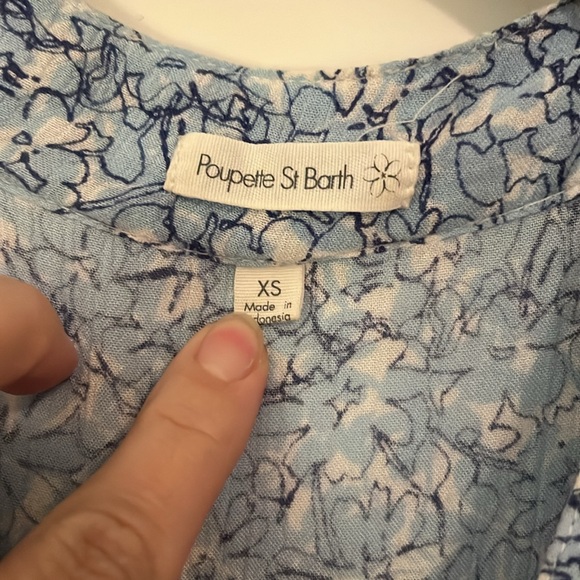 Poupette St Barth blue cover up dress - Picture 2 of 6